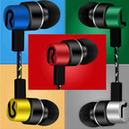 3.5mm In-Ear Wired Headphone 2 Basic Box Bass Stereo Earbuds Mobile