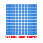 RGEEK 6W/M.K GPU CPU Heat Sink 100mm*100mm Cooling Conductive Silicone