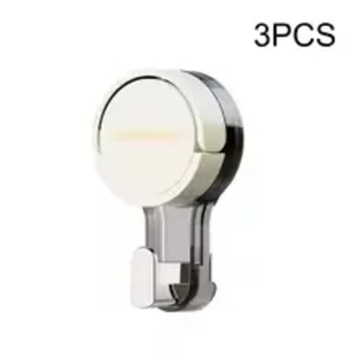 Strong Vacuum Suction Hooks – Traceless No-Drill Wall Hooks for