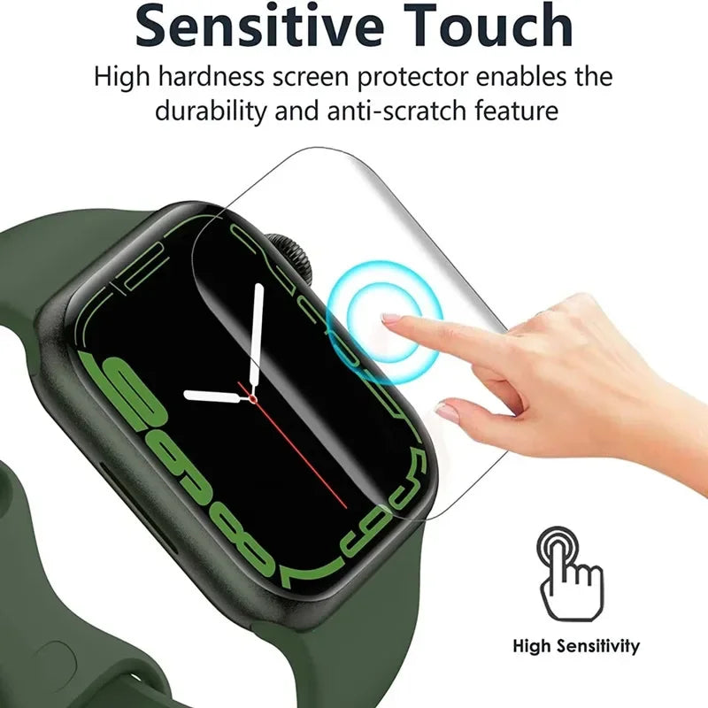 5PCS Hydrogel Film for Apple Watch 9 5 6 SE 3 2 1 40MM 44MM 42MM 38MM