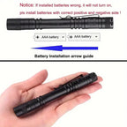 395nm UV Pen FLaslight,Blacklight Flashlight w/ Clip Portable Detector