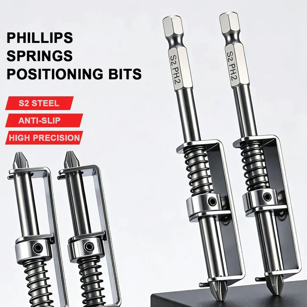 Spring Loaded Screw Holder Bit Phillips Anti-drop Screwdriver Bit