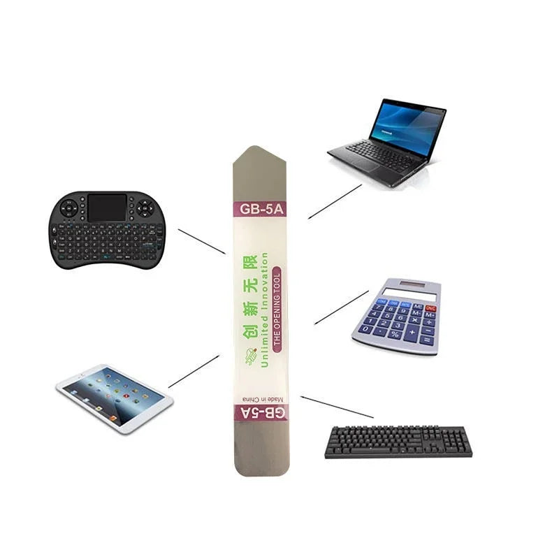 6/1Pcs Stainless Steel Blade Soft Ultra Thin Pry For Phones Tablet