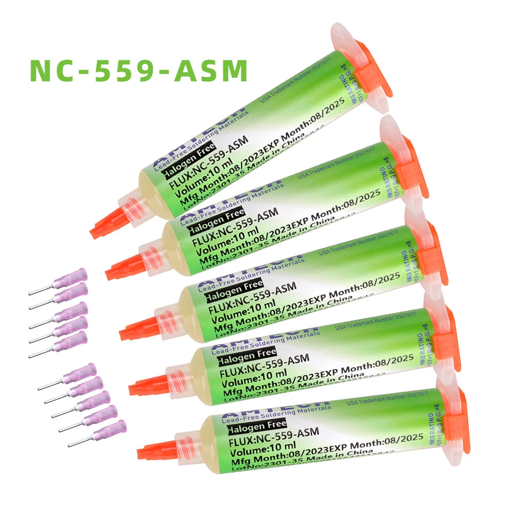 NC-559-ASM BGA PCB No-Clean Solder Paste Welding Advanced Oil Flux