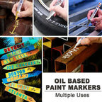 Car Scratch Repair Paint Pen Set - Quick-Drying Waterproof Metal