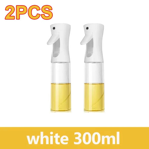 200/300/500ml Oil Spray Bottle BBQ Cooking Olive Oil Sprayer Plastic