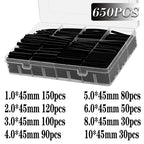 127-1060 pcs 2:1 Heat Shrink Tube Shrinking Assorted Polyolefin