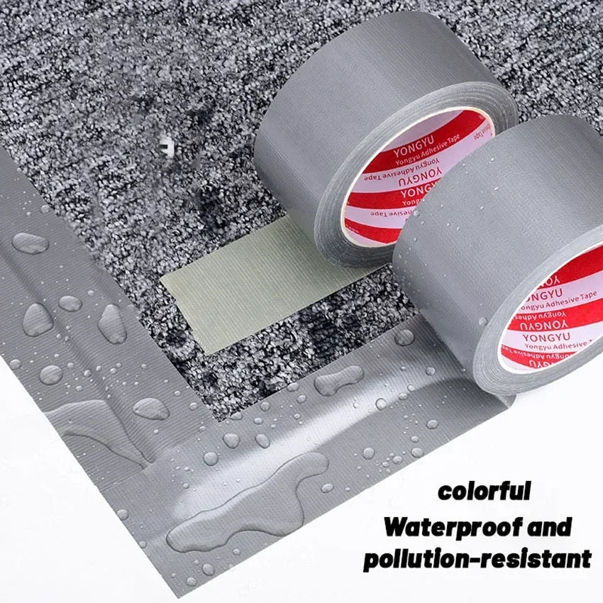 10m Thick Industrial Tape (Silver-Gray) - Single-Sided,