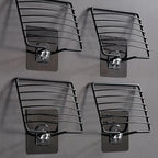 1pc-Stainless steel soap rack, wall mounted soap rack, drainage soap