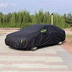 Black Scratch-Resistant Car Cover - Dustproof & Sun-Resistant,
