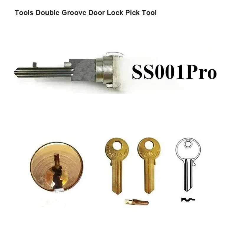 For Lishi Yale Picks Picking SS001  2 in1 Locksmith Tools Master Key