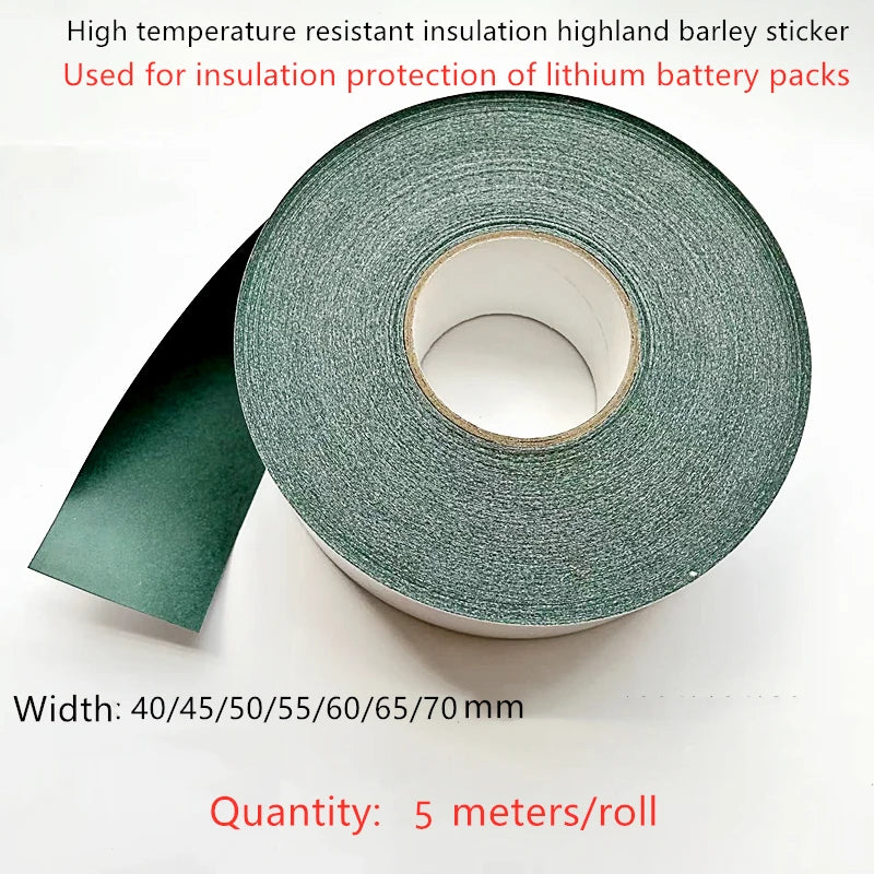 5 Meters/Roll 18650 21700 lithium Battery Pack Insulation Sticker,