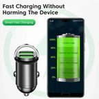 200W USB Car Fast Charger PD USB Quick Charger 3.0 USB Type C Fast