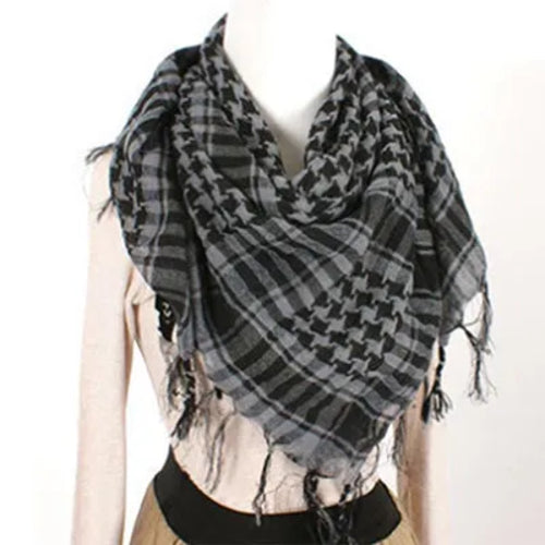 Fashion Military Fashion Lightweight Army Plaid Scarf Unisex Tactical