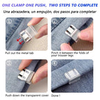 4/10PCS Invisible Leg Shortening Clip, Non-Slip Pants Edge Clip, Quick