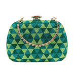 Green Handbag Purse Lxury Rhinestone Evening Bag Bridal Crystal Clutch
