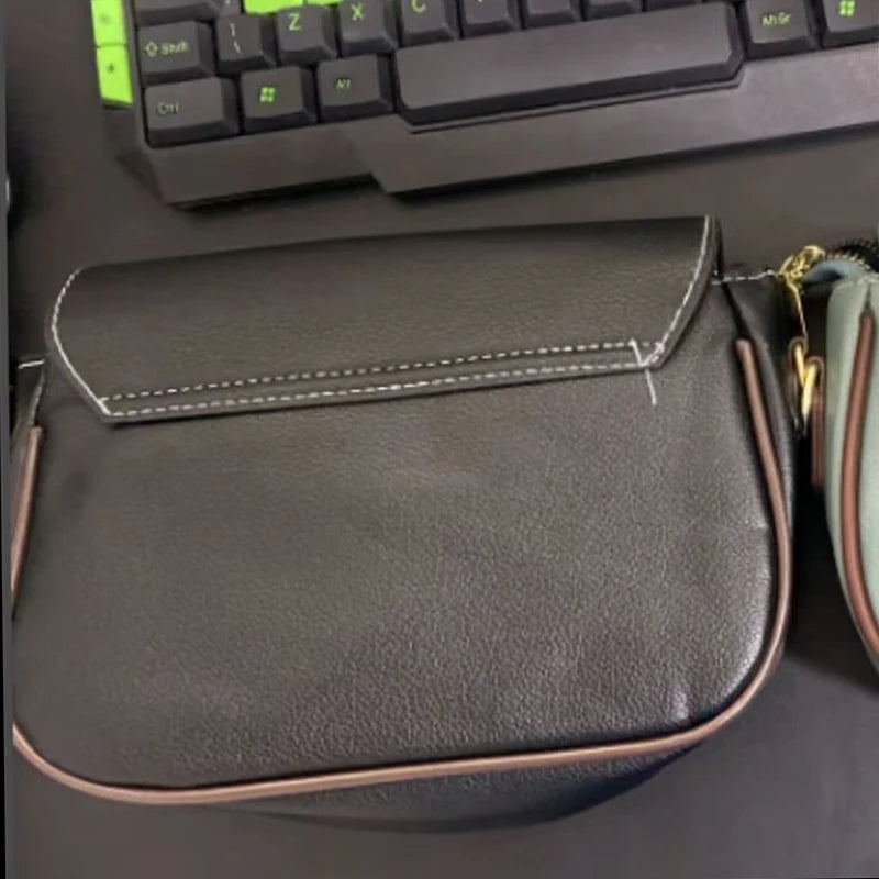 PU Leather Shoulder Bags For Women Fashion Flap Crossbody Messenger