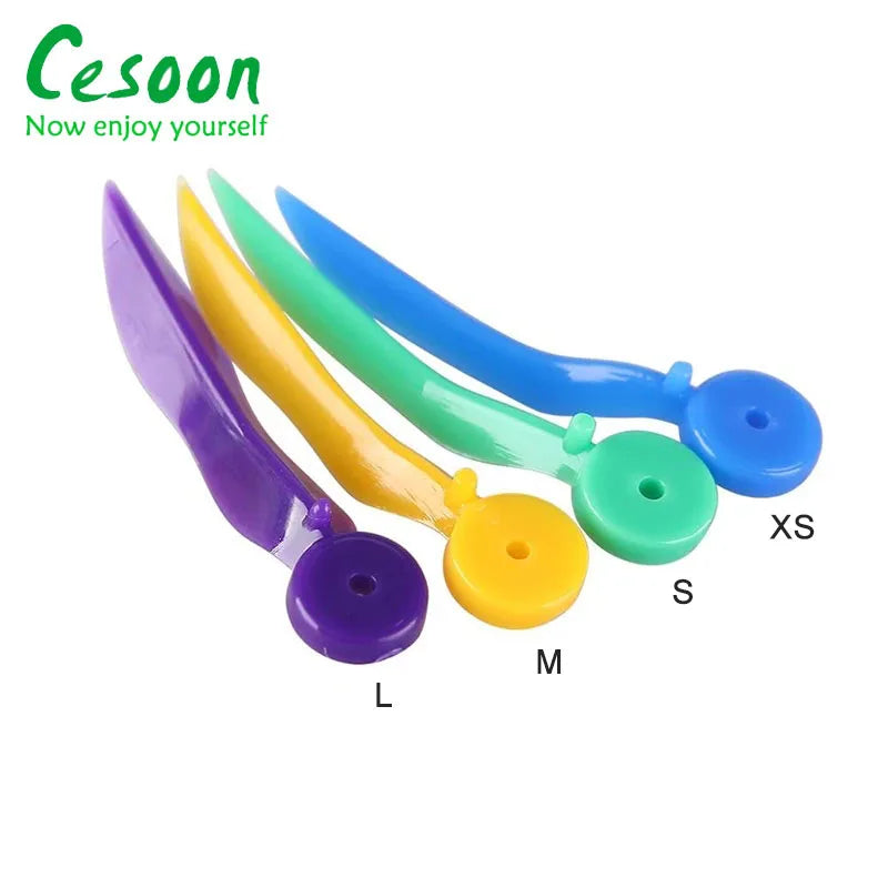 200Pc Dental Disposable Tooth Gap Wedges With End Circular Hole