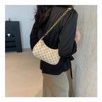 Chain Texture Printing Fashion Underarm Bag 2025 Daily Commuter