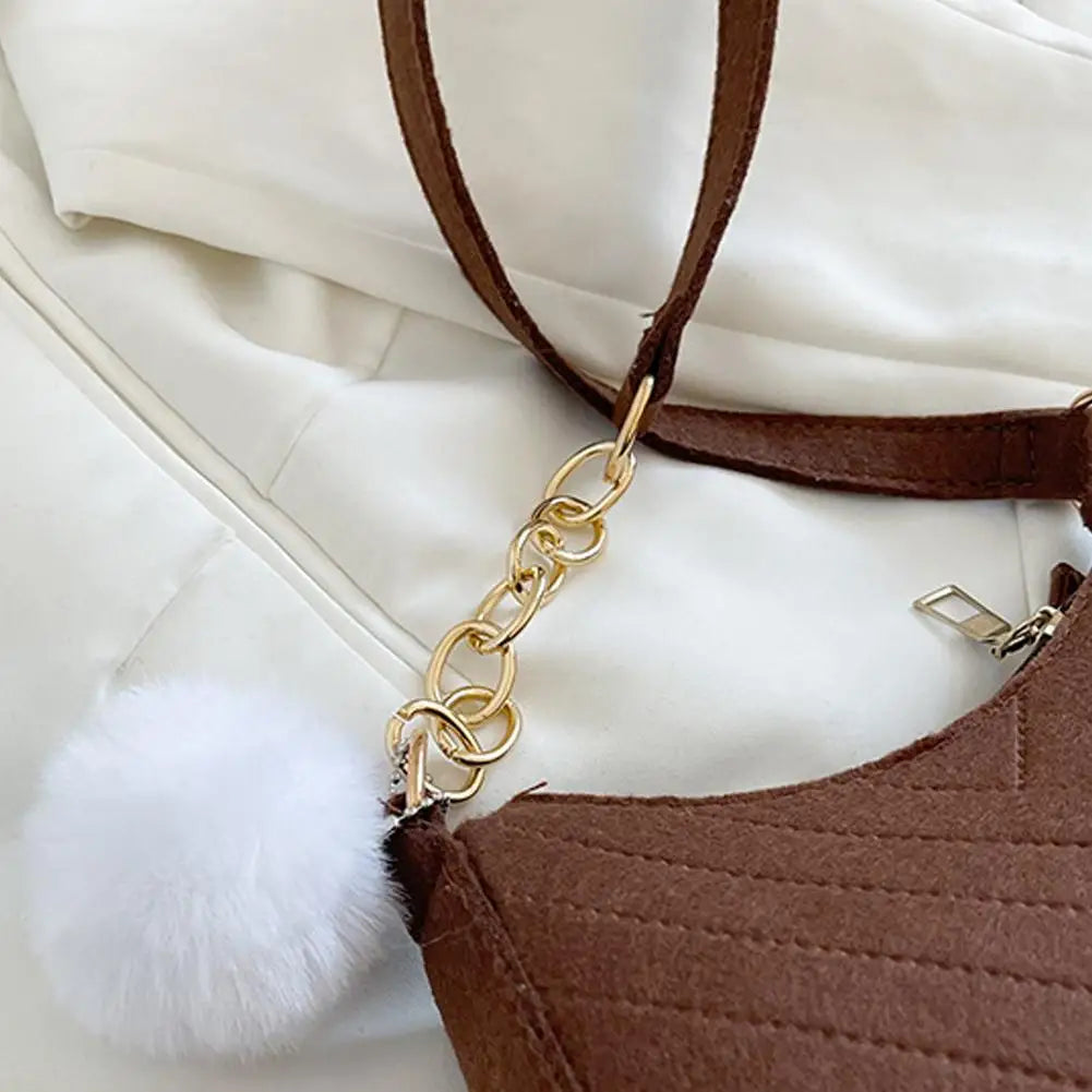 Mini Women Shoulder Bags Fashion Felt Women's Bag Design Advanced