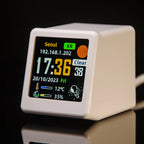 Super Cool Mini WiFi Desktop Weather Digital Clock Station with IPS