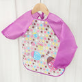 Waterproof EVA Full Sleeve Baby Bibs Children Apron Long Sleeve