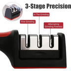 3-Segment Knife Sharpener Knife Sharpeners for Kitchen Knives
