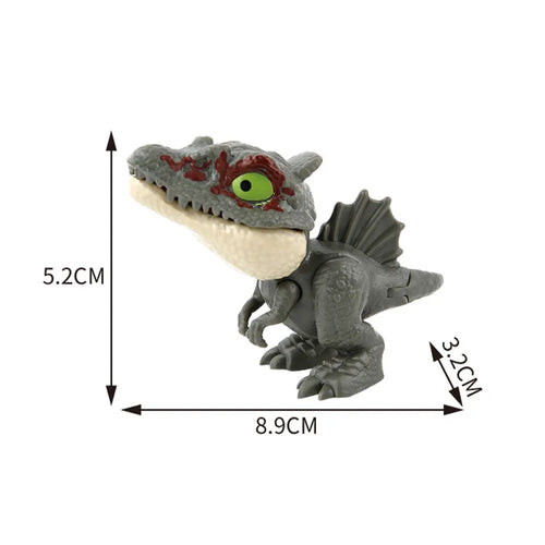 Jurassic Finger Dinosaur Triceratops Tyrannosaurus Model Toys for Kids
