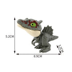 Jurassic Finger Dinosaur Triceratops Tyrannosaurus Model Toys for Kids