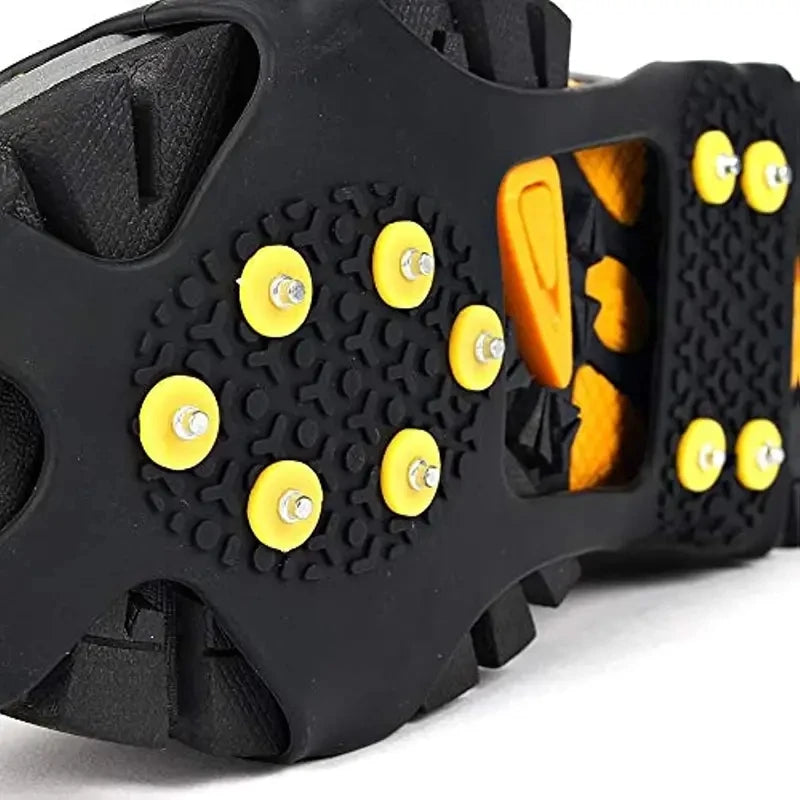2pcs 10 Steel Studs Crampons Snow Grips Cleats for Ice and Snow