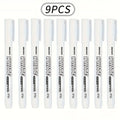 3/6pcs Waterproof White Marker Pen for Tire Painting, Fabric, Wood,