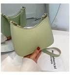 Fashion Portable Handbag Retro Hong Kong Style Portable One-shoulder