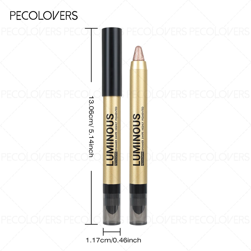Smudge-Proof & Waterproof Eyeshadow Stick,Dual-Ended Eye with Shadow