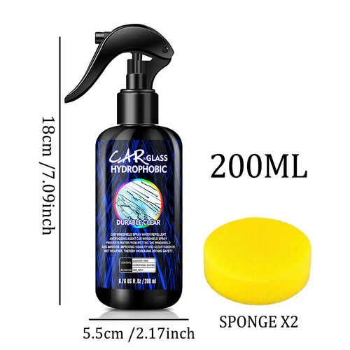 Water Repellent Spray Anti Rain Coating For Cars Glass Hydrophobic