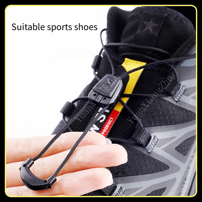 New No tie Shoe laces Round Tennis Laces Without ties Adult Kids