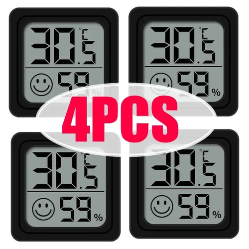 1/3/4/6PCS Mini LCD Digital Thermometer Hygrometer Indoor Room