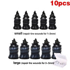 21-10PCS Vacuum Car Tyre Repair Rubber Nail Set Universal Tire Screw