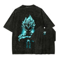 Anime Dragon Ball Z Vegeta Majin Casual Oversized T-Shirt Harajuku