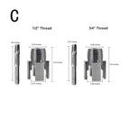 Pipe Thread Cutting Tool Integrated Internal & External Pipe Threading
