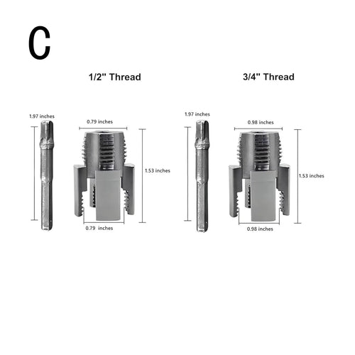 Pipe Thread Cutting Tool Integrated Internal & External Pipe Threading