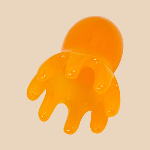 Cute Octopus Scalp Massage Comb (Resin)｜Korean Hair Care, Stress
