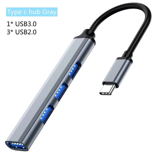 Aluminum Alloy Splitter Multi-function One Drag Four Hubs Hub Expander