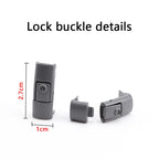 New Colorful Shoelaces Press buckle Metal Shoelace Clip Press Lock