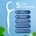 600/PCS Floss Family Pack Ultra-fine Toothpick Disposable Flat Floss