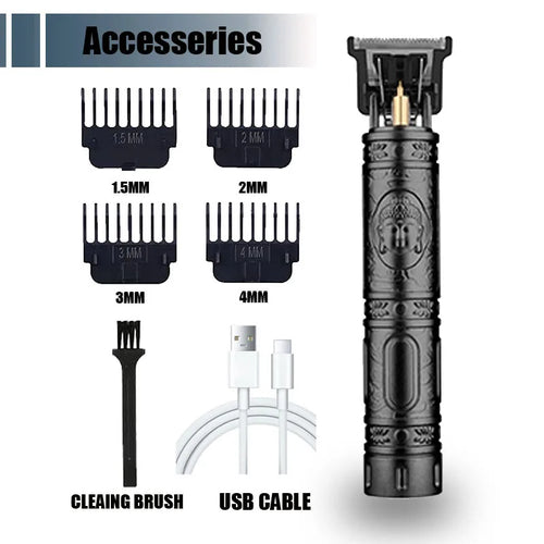 T9 Professional Hair Clipper/Accessories for Men | USB Fast Charging |