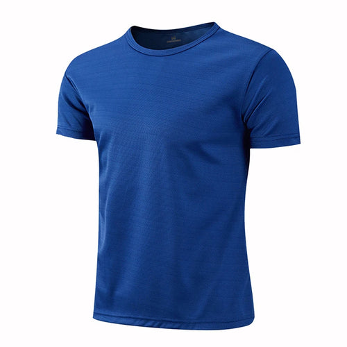 Men Women Quick Dry Short Sleeve Sport T Shirt Gym Jerseys Fitness