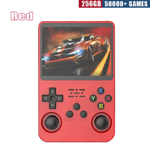 R36S Retro Handheld Game Console - 3.5 Inch IPS Screen,