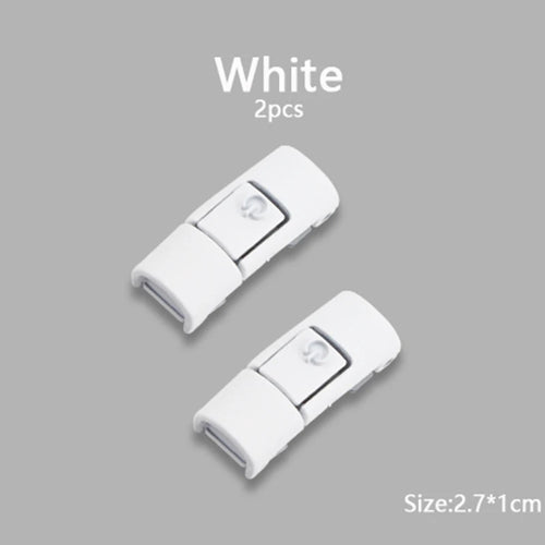 New Colorful Shoelaces Press buckle Metal Shoelace Clip Press Lock