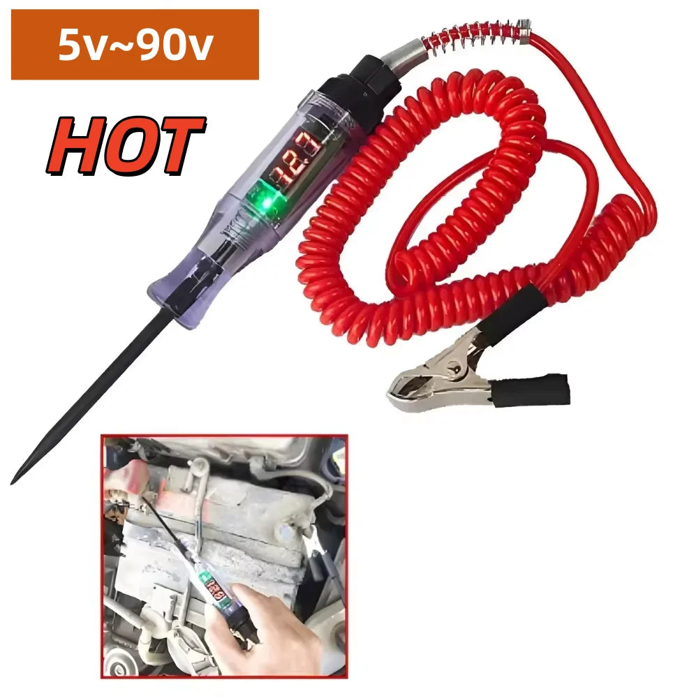 Car Truck Voltage Circuit Tester Auto 6V 24V Tools Car Diagnostic