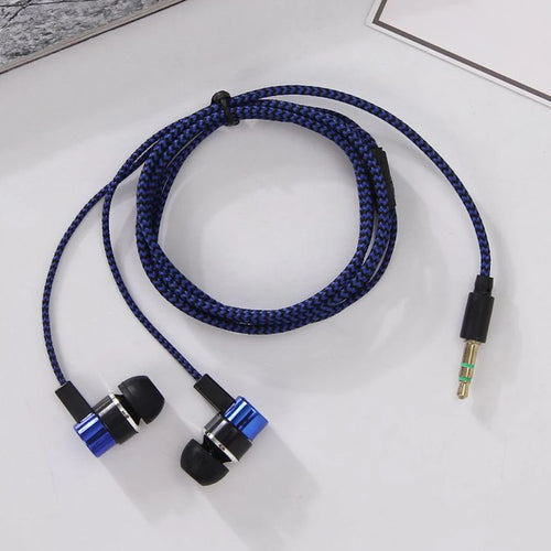 3.5mm In-Ear Wired Headphone 2 Basic Box Bass Stereo Earbuds Mobile